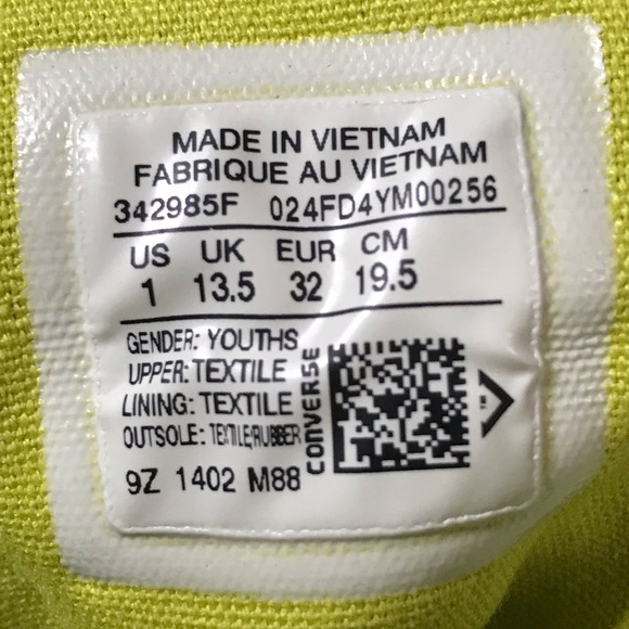 2006 World Cup Converse Chuck Taylor BRAZIL Flag - Picture 9 of 11